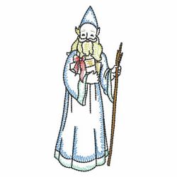 Vintage Christmas Wizards 05(Md) machine embroidery designs