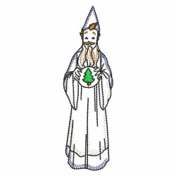 Vintage Christmas Wizards 06(Md) machine embroidery designs