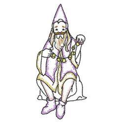 Vintage Christmas Wizards 07(Md) machine embroidery designs