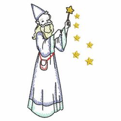 Vintage Christmas Wizards 08(Sm) machine embroidery designs
