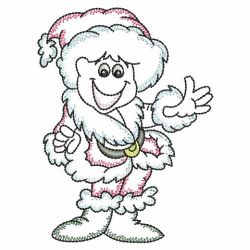 Vintage Santa Helpers 05(Md) machine embroidery designs