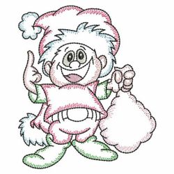 Vintage Santa Helpers 10(Lg) machine embroidery designs