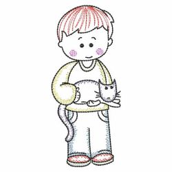 Vintage Boys & Girls 05(Md) machine embroidery designs