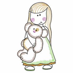 Vintage Boys & Girls 06(Lg) machine embroidery designs