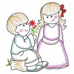 Vintage Boys & Girls 07(Sm) machine embroidery designs