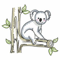 Vintage Koala 08(Md) machine embroidery designs
