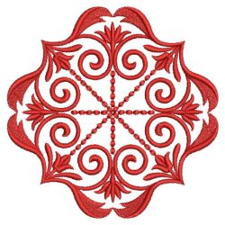 Swirl Redwork Quilt 03(Lg) machine embroidery designs