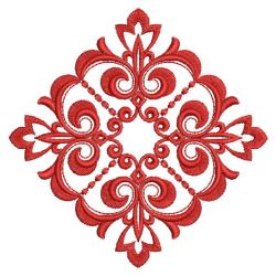 Swirl Redwork Quilt 08(Md) machine embroidery designs