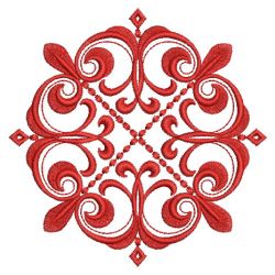 Swirl Redwork Quilt 09(Lg) machine embroidery designs