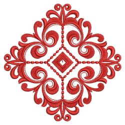 Swirl Redwork Quilt 10(Lg) machine embroidery designs