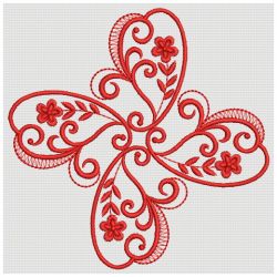 Paisley Redwork Quilt 10(Md)