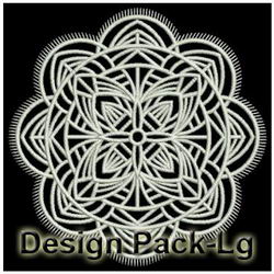 Satin Redwork Quilt(Lg) machine embroidery designs