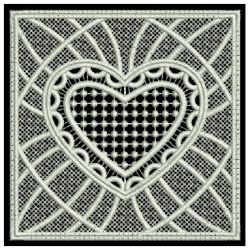 FSL Heart Doily 03 machine embroidery designs