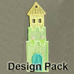 FSL Castle Bookmarks machine embroidery designs