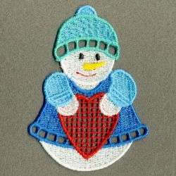 FSL Cute Snowman 02 machine embroidery designs