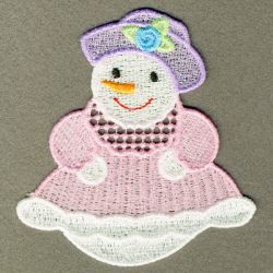 FSL Cute Snowman 05 machine embroidery designs