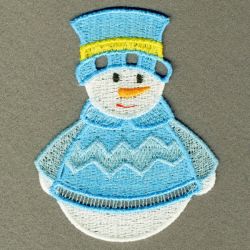 FSL Cute Snowman 06 machine embroidery designs