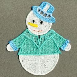 FSL Cute Snowman 08 machine embroidery designs