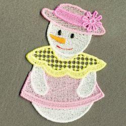 FSL Cute Snowman 09 machine embroidery designs