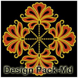 Gold Flower Quilt(Md) machine embroidery designs