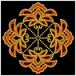 Gold Flower Quilt 04(Md) machine embroidery designs