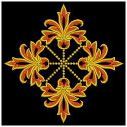 Gold Flower Quilt 07(Lg) machine embroidery designs