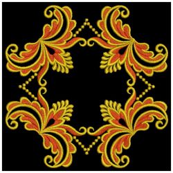 Gold Flower Quilt 08(Md) machine embroidery designs