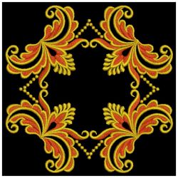 Gold Flower Quilt 08(Lg) machine embroidery designs