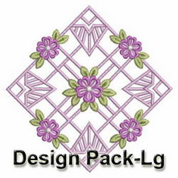Bullion Flower Quilt(Lg) machine embroidery designs