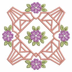 Bullion Flower Quilt 03(Lg) machine embroidery designs
