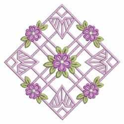 Bullion Flower Quilt 04(Lg) machine embroidery designs