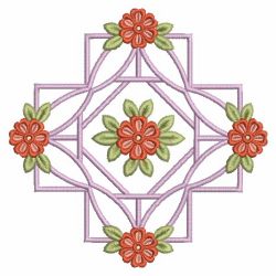 Bullion Flower Quilt 06(Lg) machine embroidery designs