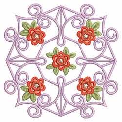 Bullion Flower Quilt 10(Sm) machine embroidery designs