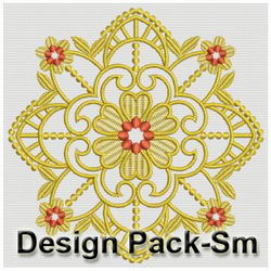Heirloom Golden Flower Lace(Sm) machine embroidery designs