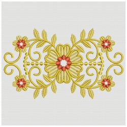 Heirloom Golden Flower Lace 01(Sm) machine embroidery designs