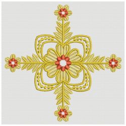Heirloom Golden Flower Lace 10(Sm) machine embroidery designs