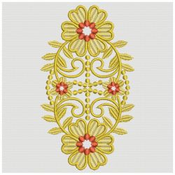 Heirloom Golden Flower Lace 12(Lg) machine embroidery designs