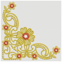 Heirloom Golden Flower Lace 14(Sm) machine embroidery designs