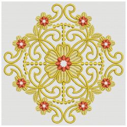 Heirloom Golden Flower Lace 15(Sm) machine embroidery designs