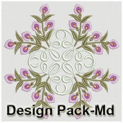 Fabulous Flower Quilt(Md) machine embroidery designs