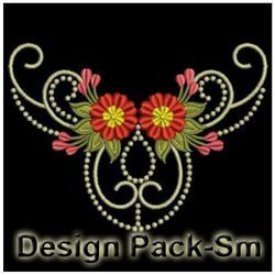 Candlewicking Flower Quilt(Sm) machine embroidery designs