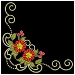 Candlewicking Flower Quilt 01(Md) machine embroidery designs