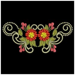 Candlewicking Flower Quilt 02(Sm) machine embroidery designs