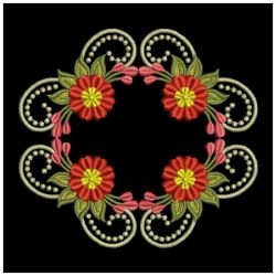 Candlewicking Flower Quilt 06(Lg) machine embroidery designs