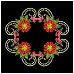 Candlewicking Flower Quilt 06(Sm)