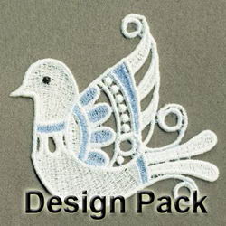 FSL Doves machine embroidery designs