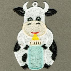 FSL Happy Dairy Cow 04 machine embroidery designs