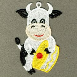 FSL Happy Dairy Cow 09 machine embroidery designs