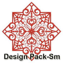 Fantasy Redwork Quilt(Sm) machine embroidery designs