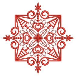 Fantasy Redwork Quilt 10(Sm)